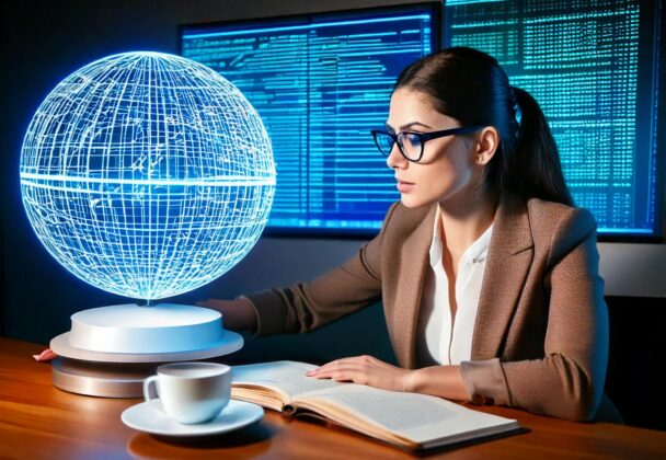 Giornalista corregge errori generati da un’intelligenza artificiale in un articolo di notizie, evidenziando i rischi della disinformazione AI.