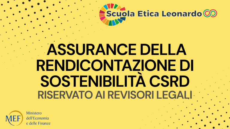 Corso per revisori legali per l’attestazione della rendicontazione di sostenibilità CSRD